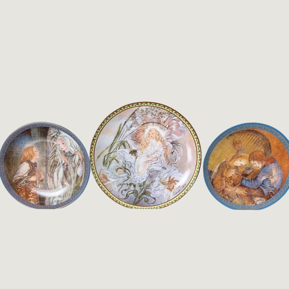 Sulamith Wulfing Konigszelt Bavaria Collector Plates Lot of 3 Die Musik Vision